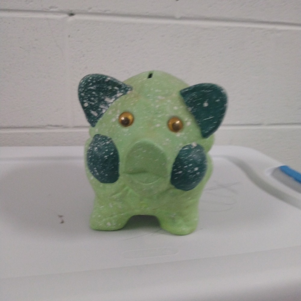 Vintage Watermelon Piggy Bank